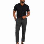Black Gold Detail Leather Loafers thumbnail 1