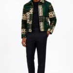 Ankara Mudcloth Collared Jacket thumbnail 2