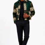 Ankara Mudcloth Collared Jacket thumbnail 1