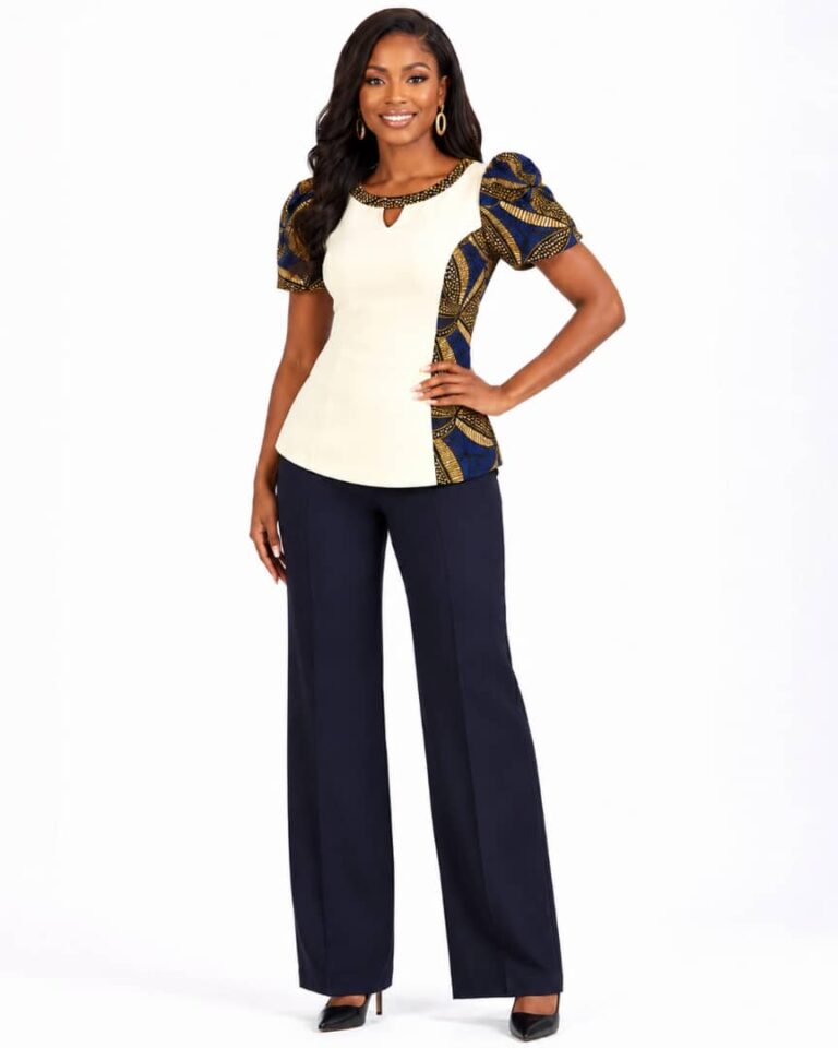 Ankara Side Panel Cream Top fit assistant image