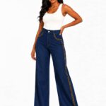 Ankara Trim Wide-Leg Jeans thumbnail 1