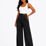 Ankara Trim Wide-Leg Tailored Trousers thumbnail 1